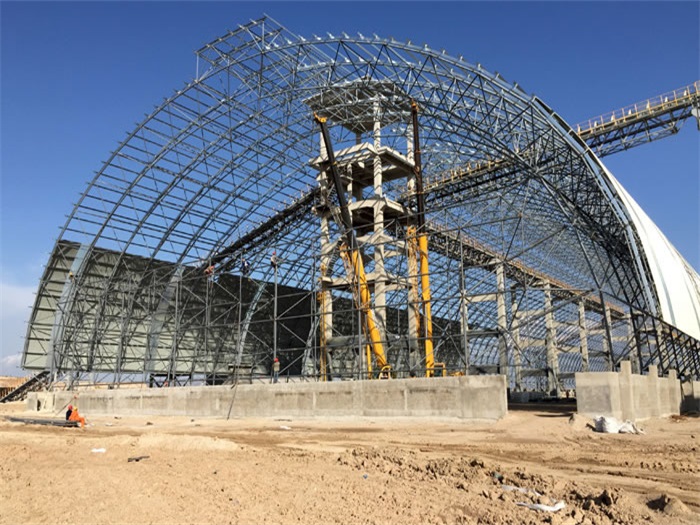 甘肃煤机油桶翘工程网架